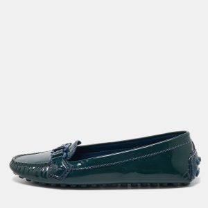 Louis Vuitton Green Patent Leather Oxford Loafers Size 37, Loafers & Slip-Ons - Luxury Closet catalog