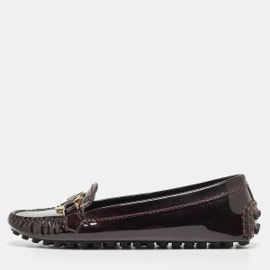 Louis Vuitton Burgundy Patent Leather Dauphine Loafers Size 36, Loafers & Slip-Ons - Luxury Closet catalog