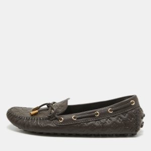 Louis Vuitton Brown Leather Gloria  Loafers Size 38.5, Loafers & Slip-Ons - Luxury Closet catalog