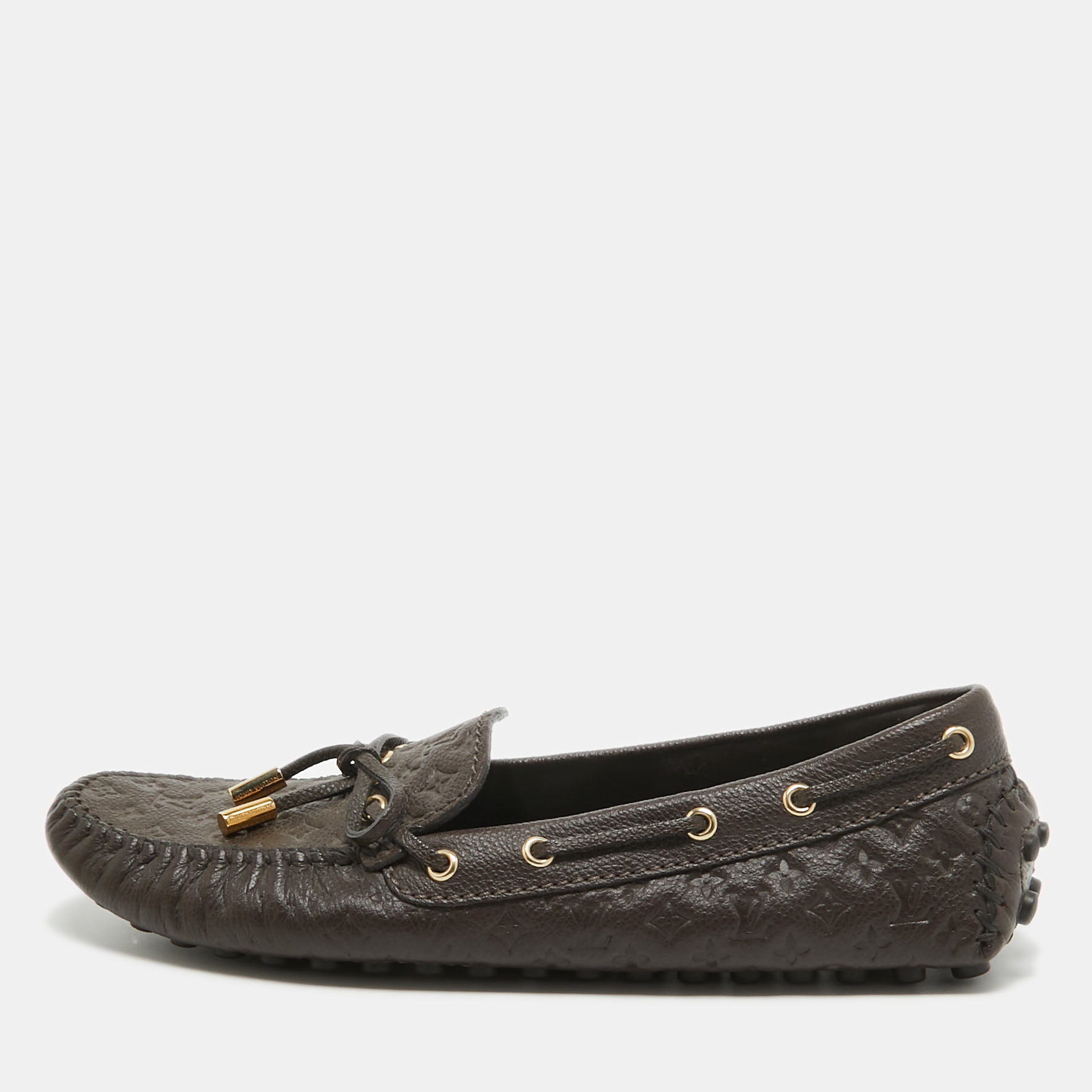 Louis Vuitton Brown Leather Gloria Loafers Size 38.5, Loafers & Slip-Ons - Luxury Closet catalog
