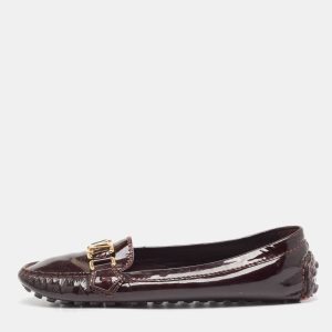 Louis Vuitton Burgundy Patent Leather Oxford Loafers Size 39, Loafers & Slip-Ons - Luxury Closet catalog