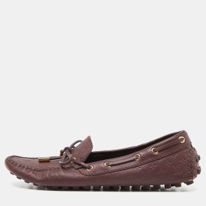 Louis Vuitton Burgundy Leather Gloria Bow Slip On Loafers Size 37, Loafers & Slip-Ons - Luxury Closet catalog