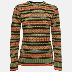 M Missoni Multicolor Patterned Knit Top M, Sweaters & Cardigans - Luxury Closet catalog