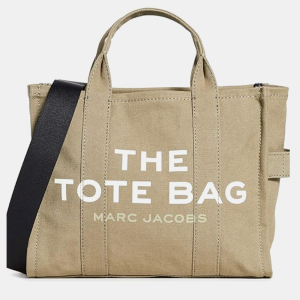 Marc Jacobs Slate Green Cotton Women's The Medium Tote Bag, Tote Handbags - Luxury Closet catalog
