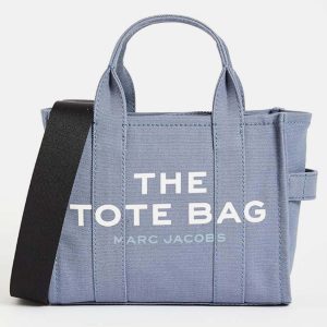 Marc Jacobs Blue Shadow Canvas Women's The Small Tote Bag, Tote Handbags - Luxury Closet catalog