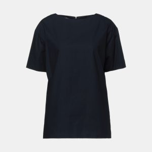 Marni Navy Blue Cotton Short Sleeve Top S (IT 40), Shirts & Tops - Luxury Closet catalog