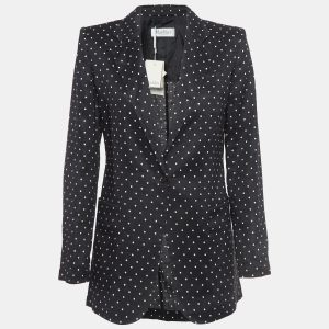 Max Mara Black Polka-Dot Ramie Blazer M, Coats & Jackets - Luxury Closet catalog