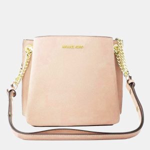 Michael Kors Powder Blush Leather Small Teagan Crossbody Bag, Shoulder Bags - Luxury Closet catalog