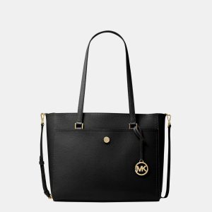 Michael Kors Black - Leather - Tote Bag, Tote Handbags - Luxury Closet catalog