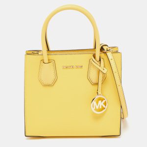 Michael Kors Yellow Leather Mercer Tote, Tote Handbags - Luxury Closet catalog