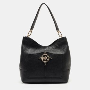 Michael Kors Black Leather Amy Hobo, Hobo Handbags - Luxury Closet catalog