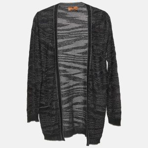 Missoni Black Patterned Lurex Knit Cardigan S, Sweaters & Cardigans - Luxury Closet catalog