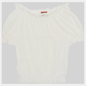 Missoni White Knit Off the Shoulder Top S (IT 40), Shirts & Tops - Luxury Closet catalog