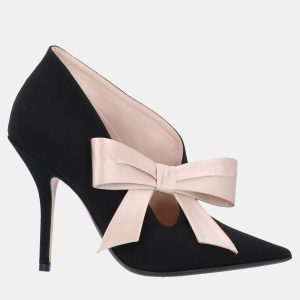 N21 Grosgrain and Satin Ankle Booties 39, Boots - Luxury Closet catalog