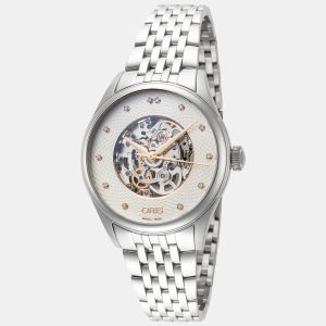Oris Women's 01-560-7724-4031-07-8-17-79 Artelier Skeleton 33mm Automatic Watch, Watches - Luxury Closet catalog