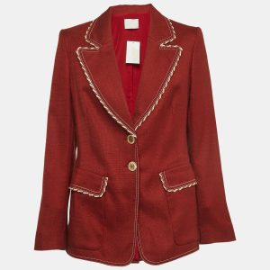 Peter Pilotto Brown Canvas Trim Detail Single Breasted Blazer M, Coats & Jackets - Luxury Closet catalog