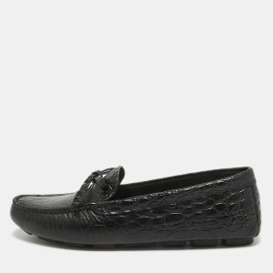 Prada Black Alligator Slip On Loafers Size 38, Loafers & Slip-Ons - Luxury Closet catalog