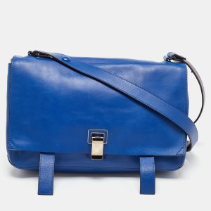 Proenza Schouler Blue/Purple  Leather PS Courier Shoulder Bag, Shoulder Bags - Luxury Closet catalog