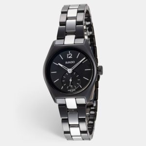 Rado Black High-Tech Ceramic Titanium True R27084157 Women's Wristwatch 26 mm, Watches - Luxury Closet catalog