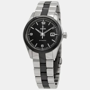 Rado HyperChrome Black Automatic Stainless Steel Ladies Watch R32049152 31 mm, Watches - Luxury Closet catalog