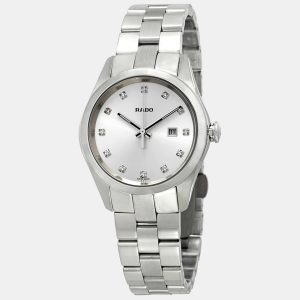 RADO HYPERCHROME DIAMOND SILVER DIAL LADIES WATCH R32110713 37.5 mm x 31 mm, Watches - Luxury Closet catalog