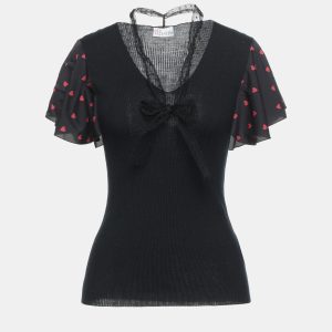 Red Valentino Black Wool Top XS, Shirts & Tops - Luxury Closet catalog