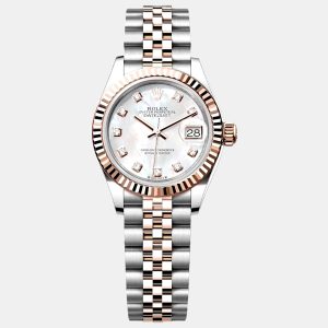 Rolex -18K Everose Gold and Stainless Steel 28 Lady-Datejust 279171, Watches - Luxury Closet catalog