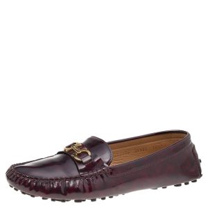 Salvatore Ferragamo Two Tone Patent Leather Gancini Bit Slip On Loafers Size 41, Loafers & Slip-Ons - Luxury Closet catalog