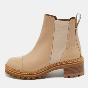 See by Chloe Pink Leather Ankle Boots Size 40, Boots - Luxury Closet catalog