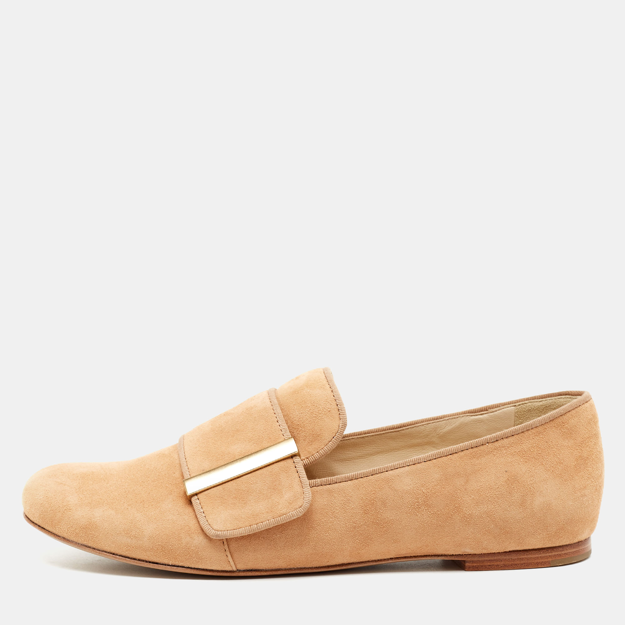 See by Chloe Light Beige Suede Slip On Loafers Size 38, Loafers & Slip-Ons - Luxury Closet catalog