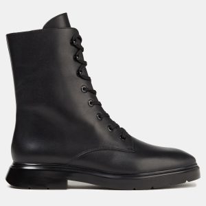 Stuart Weitzman Leather Combat Ankle Boots 36, Boots - Luxury Closet catalog