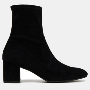 Stuart Weitzman Suede Block Heel Ankle Boots 35.5, Boots - Luxury Closet catalog