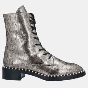 Stuart Weitzman Lurex Fabric Ankle Boots Size 36, Boots - Luxury Closet catalog