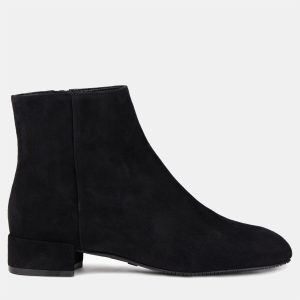 Stuart Weitzman Black Suede Ankle Boots Size 37, Boots - Luxury Closet catalog