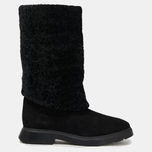 Stuart Weitzman Shearling and Suede Snow Boots Size 37, Boots - Luxury Closet catalog