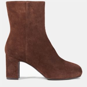 Stuart Weitzman Brown Suede Zip Ankle Boots Size 35, Boots - Luxury Closet catalog