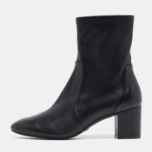 Stuart Weitzman Black Leather Ankle Boots Size 36, Boots - Luxury Closet catalog