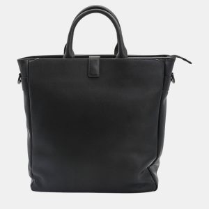 S.T. Dupont Black Cowhide Tote, Tote Handbags - Luxury Closet catalog