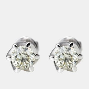 18k White Gold 0.92 ct Diamond Earrings, Earrings - Luxury Closet catalog