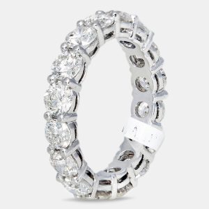 18k White Gold 4 ct Diamond Bracelet EU 53, Rings - Luxury Closet catalog