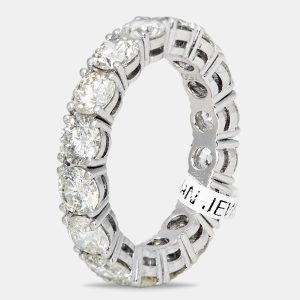 18k White Gold 5 ct Diamond Ring EU 54, Rings - Luxury Closet catalog