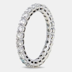 18k White Gold 1.5 ct Diamond Ring EU 54, Rings - Luxury Closet catalog