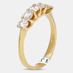 18k Yellow Gold 0.96 ct Diamond Ring EU 54, Rings - Luxury Closet catalog