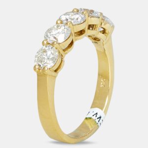 18k Yellow Gold 2 ct Diamond Ring EU 55, Rings - Luxury Closet catalog
