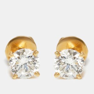 18k Yellow Gold Earring, Earrings - Luxury Closet catalog