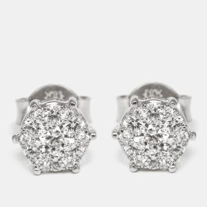 18k White Gold  Earring, Earrings - Luxury Closet catalog