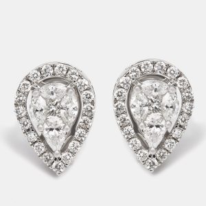 18k White Gold  Earring, Earrings - Luxury Closet catalog