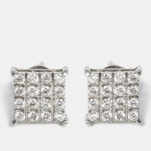 18k White Gold  Earring, Earrings - Luxury Closet catalog