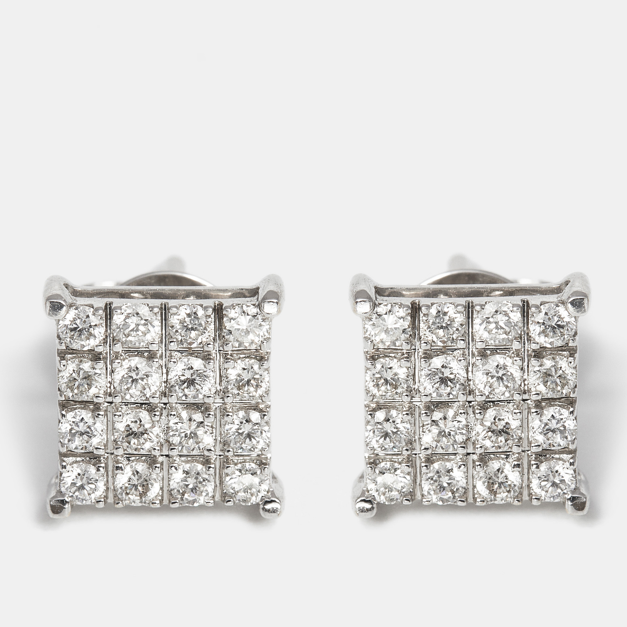 18k White Gold Earring, Earrings - Luxury Closet catalog