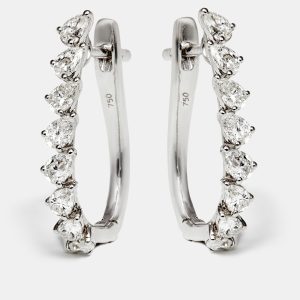 18k White Gold  Earring, Earrings - Luxury Closet catalog